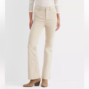 Loft slim flare corduroys 8/29